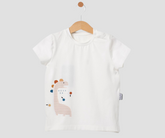 تي شيرت صيفي بطبعة زرافة